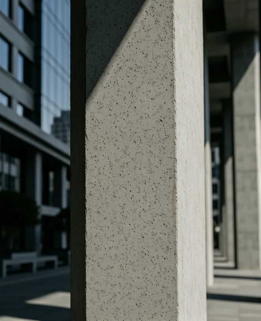 Brutalist architecture abstraction